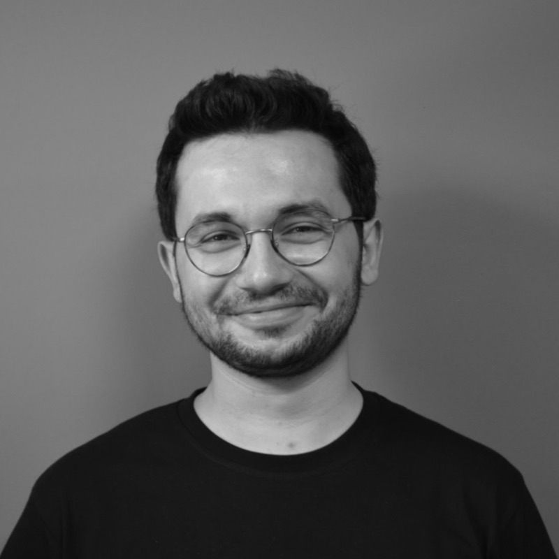 Mehmet Karakose — Black & white · square
